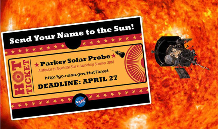 Envía tu nombre al Sol con la Sonda Parker Solar Probe de la NASA