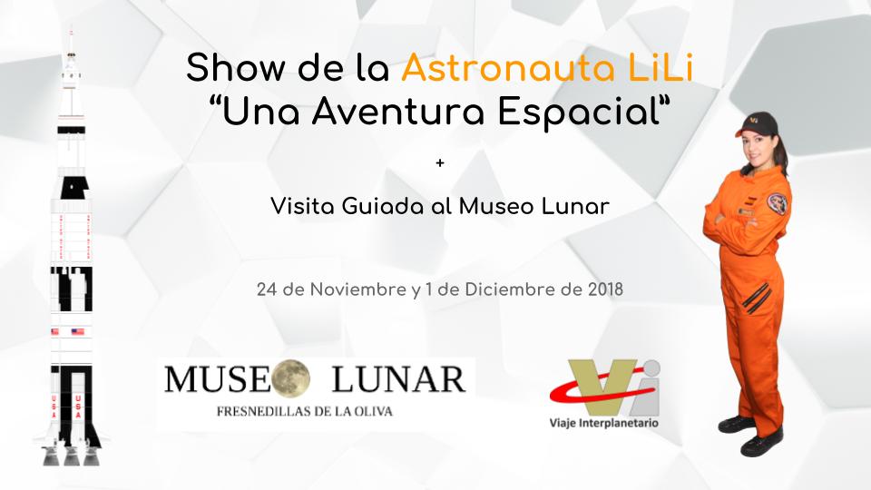 Ven a conocerme el 24 de noviembre y 1 de diciembre en el Museo Lunar (Comunidad de Madrid)