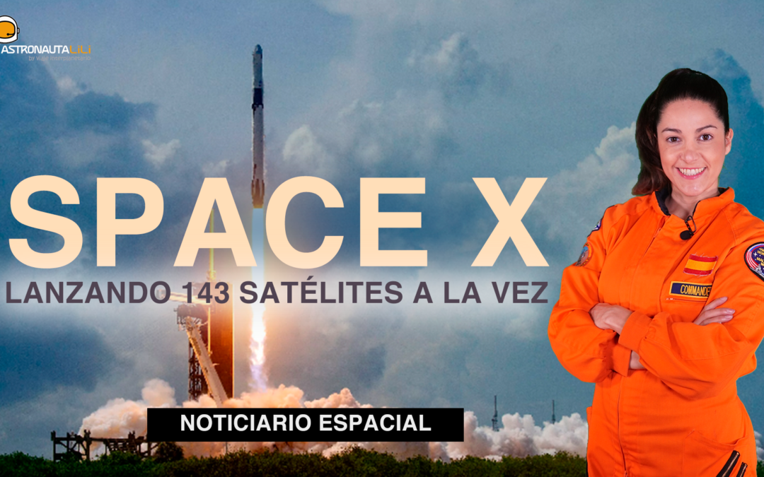 ¡Space X lanza 143 satélites a la vez!
